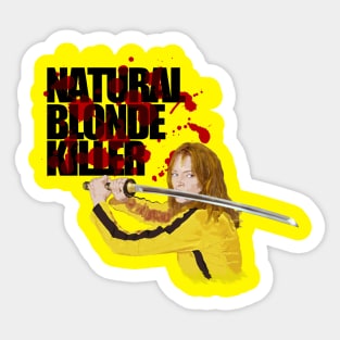Natural Blonde Killer Sticker